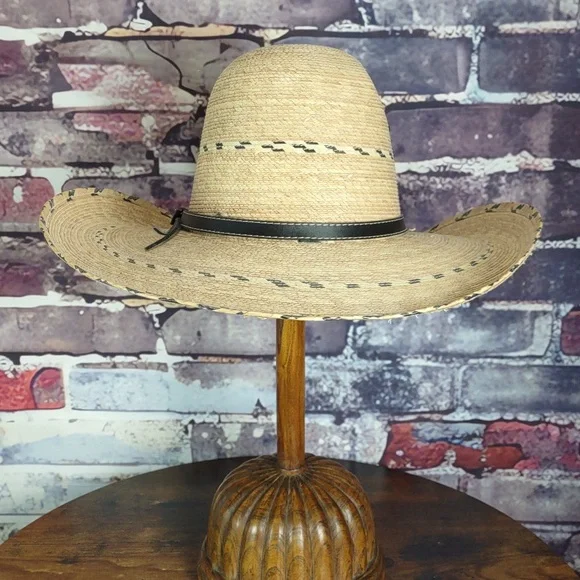 Sahuayo "Pecos" Woven Straw Hat - Picture 4 of 10